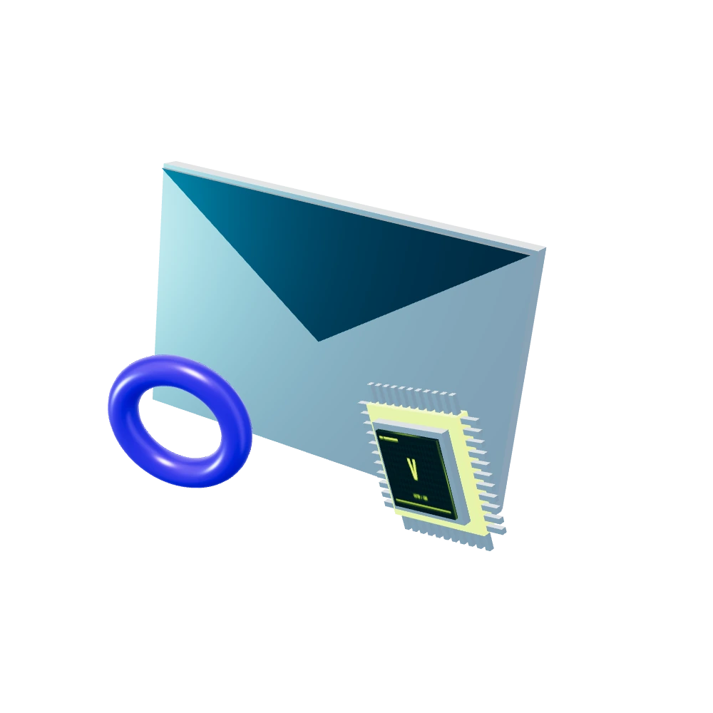 Chrome envelope and verification processor